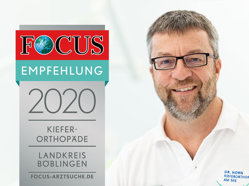 Auch 2020 ausgezeichnet als empfohlener Arzt in der Region Böblingen